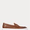 Mocassins Penny en cuir marron pour homme Ralph Lauren Keaton Mocassins Penny en cuir marron pour homme Ralph Lauren Keaton