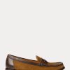 Mocassins Penny en daim et cuir marron Ralph Lauren pour femme Mocassins Penny en daim et cuir marron Ralph Lauren pour femme