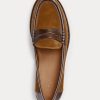 Mocassins Penny en daim et cuir marron Ralph Lauren pour femme