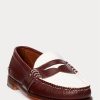 Mocassins Penny pour homme Ralph Lauren The Morehouse Collection Bordeaux Crème Mocassins Penny pour homme Ralph Lauren The Morehouse Collection Bordeaux Crème