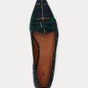 Mocassins pointus en laine à carreaux Ashtyn de Ralph Lauren pour femmes Mocassins pointus en laine à carreaux Ashtyn de Ralph Lauren pour femmes