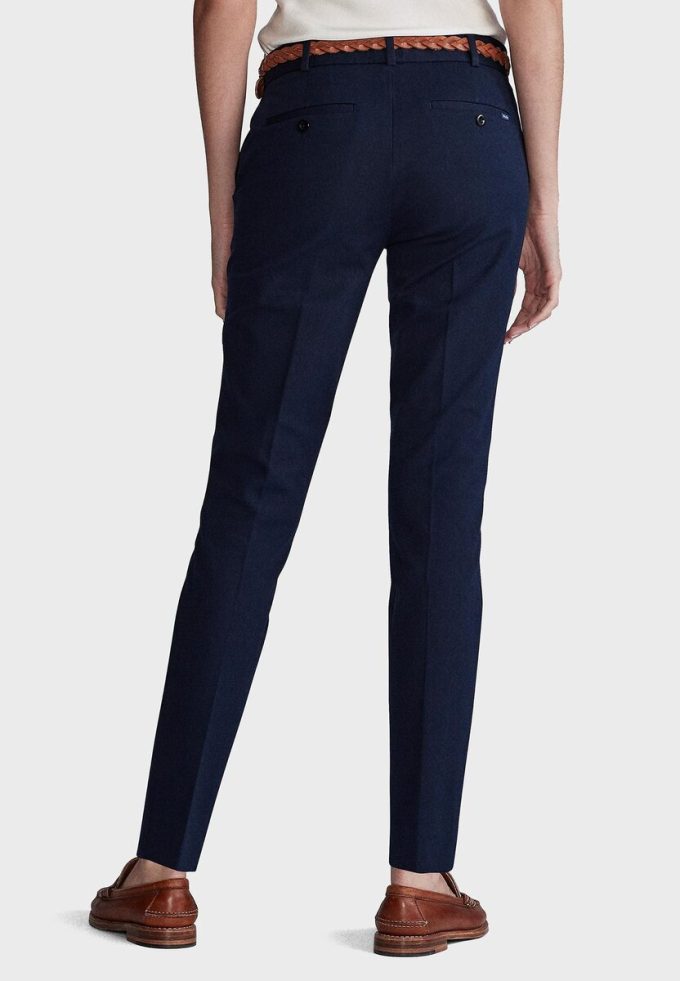 Pantalon ajusté bleu Ralph Lauren pour femme Pantalon ajusté bleu Ralph Lauren pour femme