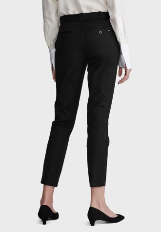 Pantalon ajusté noir Ralph Lauren pour femme