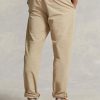 Pantalon ample plissé en toile kaki Ralph Lauren pour homme Pantalon ample plissé en toile kaki Ralph Lauren pour homme