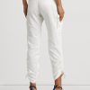 Pantalon cargo blanc en shantung Ralph Lauren pour femme Pantalon cargo blanc en shantung Ralph Lauren pour femme