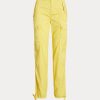 Pantalon cargo en sergé léger jaune Ralph Lauren pour femme Pantalon cargo en sergé léger jaune Ralph Lauren pour femme