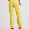 Pantalon cargo en sergé léger jaune Ralph Lauren pour femme Pantalon cargo en sergé léger jaune Ralph Lauren pour femme