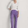 Pantalon cargo violet en sergé léger Ralph Lauren pour femme Pantalon cargo violet en sergé léger Ralph Lauren pour femme