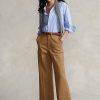 Pantalon chino large kaki Ralph Lauren pour femme Pantalon chino large kaki Ralph Lauren pour femme