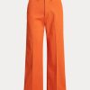 Pantalon chino large orange Ralph Lauren pour femme Pantalon chino large orange Ralph Lauren pour femme