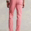 Pantalon chino slim extensible rose Ralph Lauren pour homme