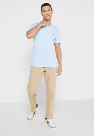 Pantalon chino slim fit kaki Ralph Lauren Essential pour homme