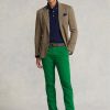 Pantalon chino slim stretch vert Ralph Lauren pour homme Pantalon chino slim stretch vert Ralph Lauren pour homme
