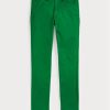 Pantalon chino slim stretch vert Ralph Lauren pour homme Pantalon chino slim stretch vert Ralph Lauren pour homme