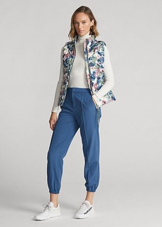 Pantalon de jogging bleu extensible dans les quatre sens Ralph Lauren pour femme