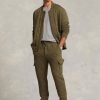 Pantalon de jogging cargo en jersey de luxe olive Ralph Lauren pour homme Pantalon de jogging cargo en jersey de luxe olive Ralph Lauren pour homme