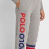 Pantalon de jogging gris avec logo Ralph Lauren pour femme Pantalon de jogging gris avec logo Ralph Lauren pour femme