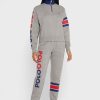 Pantalon de jogging gris avec logo Ralph Lauren pour femme Pantalon de jogging gris avec logo Ralph Lauren pour femme