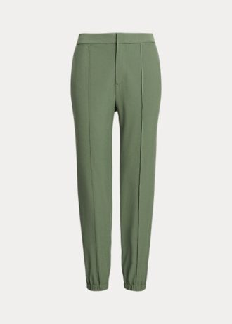 Pantalon de jogging vert extensible dans les quatre sens Ralph Lauren pour femme Pantalon de jogging vert extensible dans les quatre sens Ralph Lauren pour femme