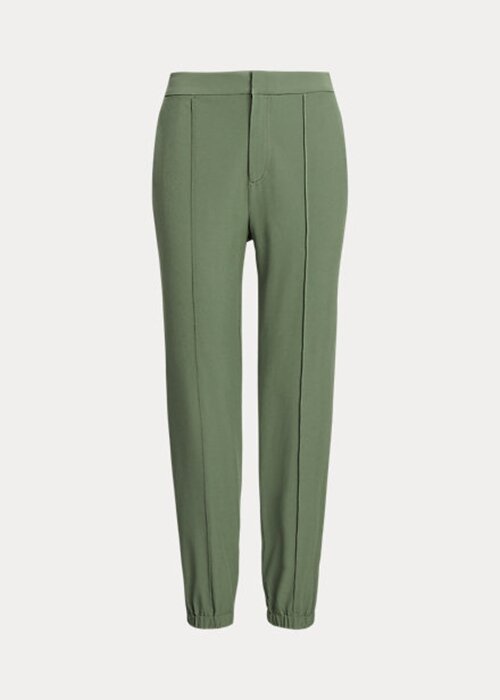 Pantalon de jogging vert extensible dans les quatre sens Ralph Lauren pour femme Pantalon de jogging vert extensible dans les quatre sens Ralph Lauren pour femme
