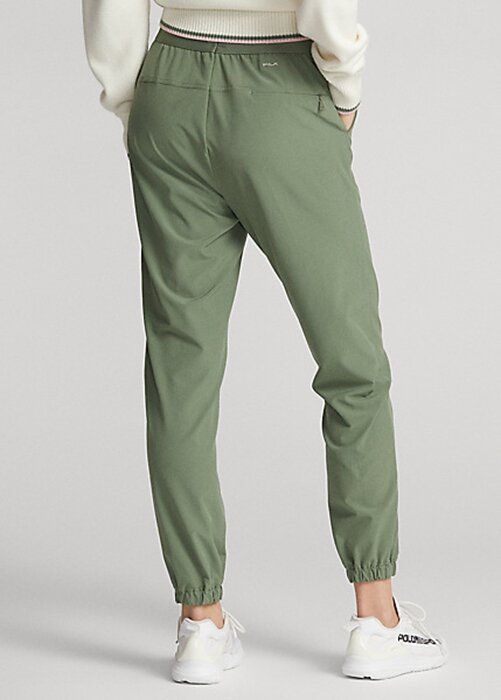 Pantalon de jogging vert extensible dans les quatre sens Ralph Lauren pour femme Pantalon de jogging vert extensible dans les quatre sens Ralph Lauren pour femme