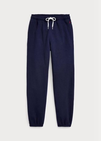 Pantalon de sport en molleton bleu marine Ralph Lauren pour femme