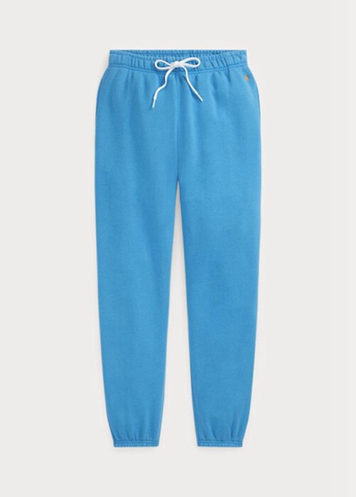 Pantalon de sport en molleton bleu Ralph Lauren pour femme Pantalon de sport en molleton bleu Ralph Lauren pour femme