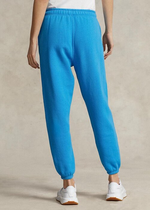 Pantalon de sport en molleton bleu Ralph Lauren pour femme Pantalon de sport en molleton bleu Ralph Lauren pour femme
