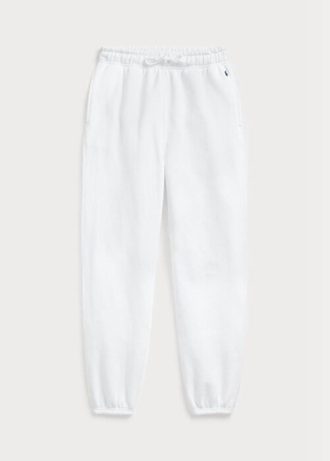 Pantalon de sport en polaire blanc Ralph Lauren pour femme
