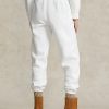 Pantalon de sport en polaire blanc Ralph Lauren pour femme