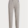 Pantalon de sport en polaire gris Ralph Lauren pour femme