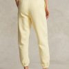 Pantalon de sport en polaire jaune Ralph Lauren pour femme