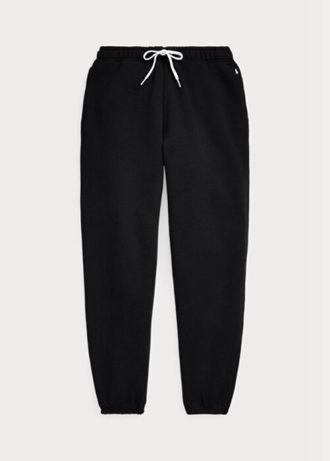Pantalon de sport en polaire noir Ralph Lauren pour femme