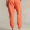 Pantalon de sport en polaire orange Ralph Lauren pour femme