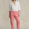 Pantalon de sport en polaire rose Ralph Lauren pour femme