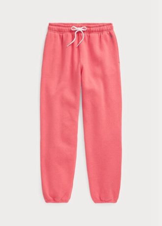 Pantalon de sport en polaire rose Ralph Lauren pour femme