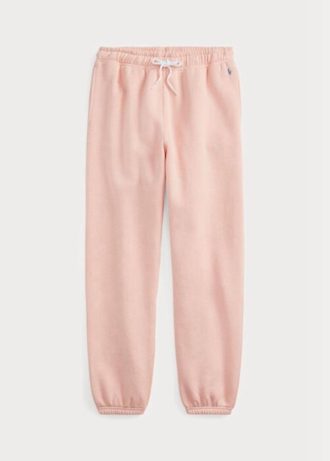 Pantalon de sport en polaire rose Ralph Lauren pour femme