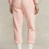 Pantalon de sport en polaire rose Ralph Lauren pour femme