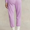 Pantalon de sport en polaire violet Ralph Lauren pour femme