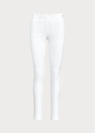 Pantalon de sport extensible blanc Ralph Lauren Golf pour femme