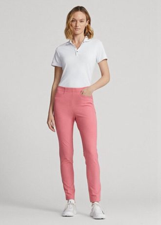 Pantalon de sport extensible rose Ralph Lauren Golf pour femme