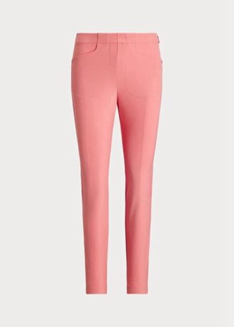 Pantalon de sport extensible rose Ralph Lauren Golf pour femme