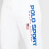 Pantalon de survêtement blanc avec logo Ralph Lauren pour homme Pantalon de survêtement blanc avec logo Ralph Lauren pour homme
