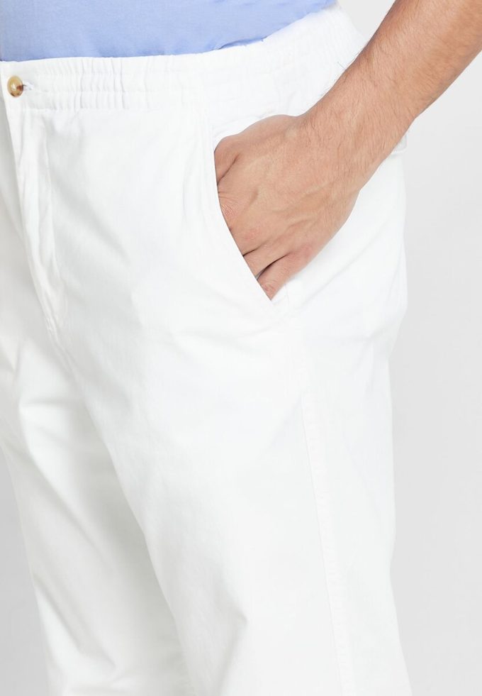 Pantalon de survêtement blanc Ralph Lauren Prepster pour homme Pantalon de survêtement blanc Ralph Lauren Prepster pour homme