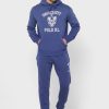 Pantalon de survêtement bleu marine Ralph Lauren Essential Downstring pour homme Pantalon de survêtement bleu marine Ralph Lauren Essential Downstring pour homme