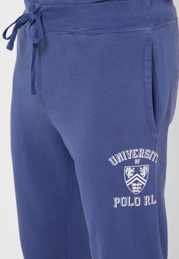 Pantalon de survêtement bleu marine Ralph Lauren Essential Downstring pour homme Pantalon de survêtement bleu marine Ralph Lauren Essential Downstring pour homme