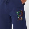 Pantalon de survêtement bleu marine Ralph Lauren pour homme avec cordon de serrage et revers Pantalon de survêtement bleu marine Ralph Lauren pour homme avec cordon de serrage et revers