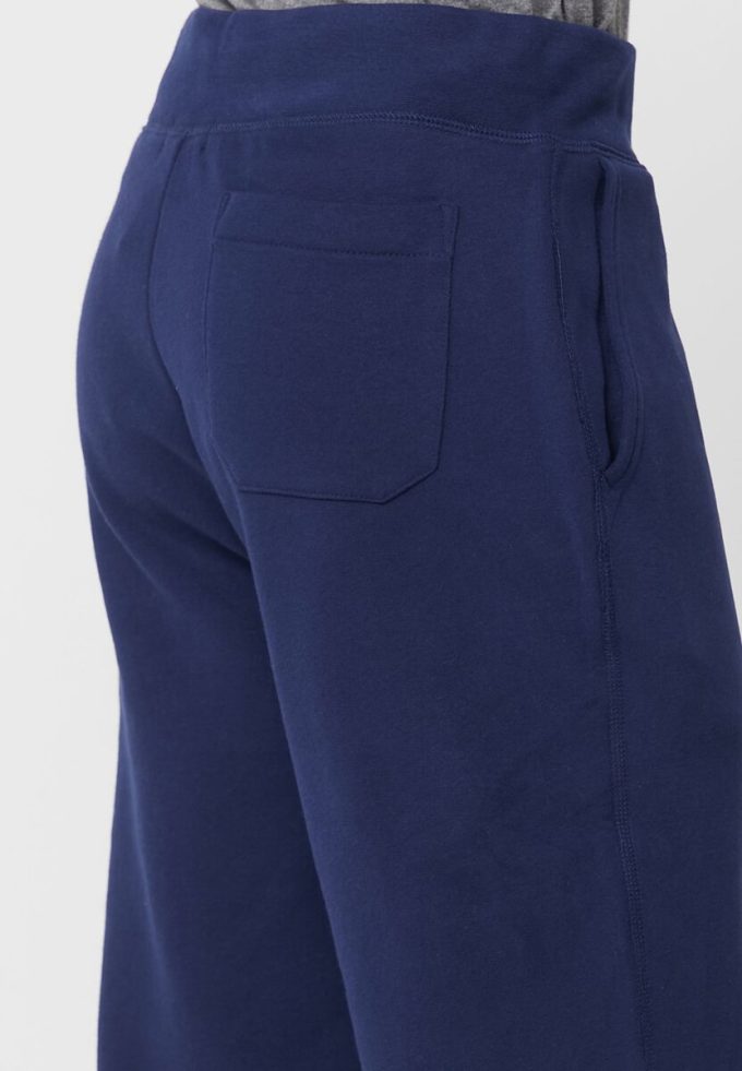 Pantalon de survêtement bleu marine Ralph Lauren pour homme avec cordon de serrage et revers Pantalon de survêtement bleu marine Ralph Lauren pour homme avec cordon de serrage et revers