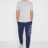 Pantalon de survêtement bleu marine à revers avec logo Ralph Lauren pour homme Pantalon de survêtement bleu marine à revers avec logo Ralph Lauren pour homme