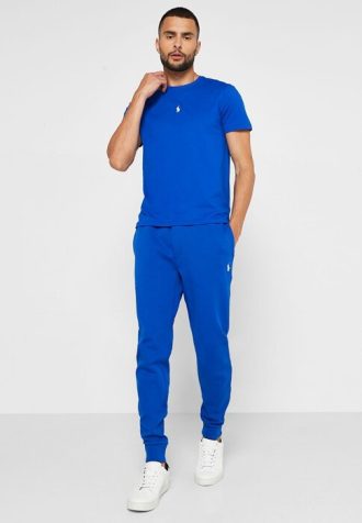 Pantalon de survêtement bleu Ralph Lauren Essential pour homme